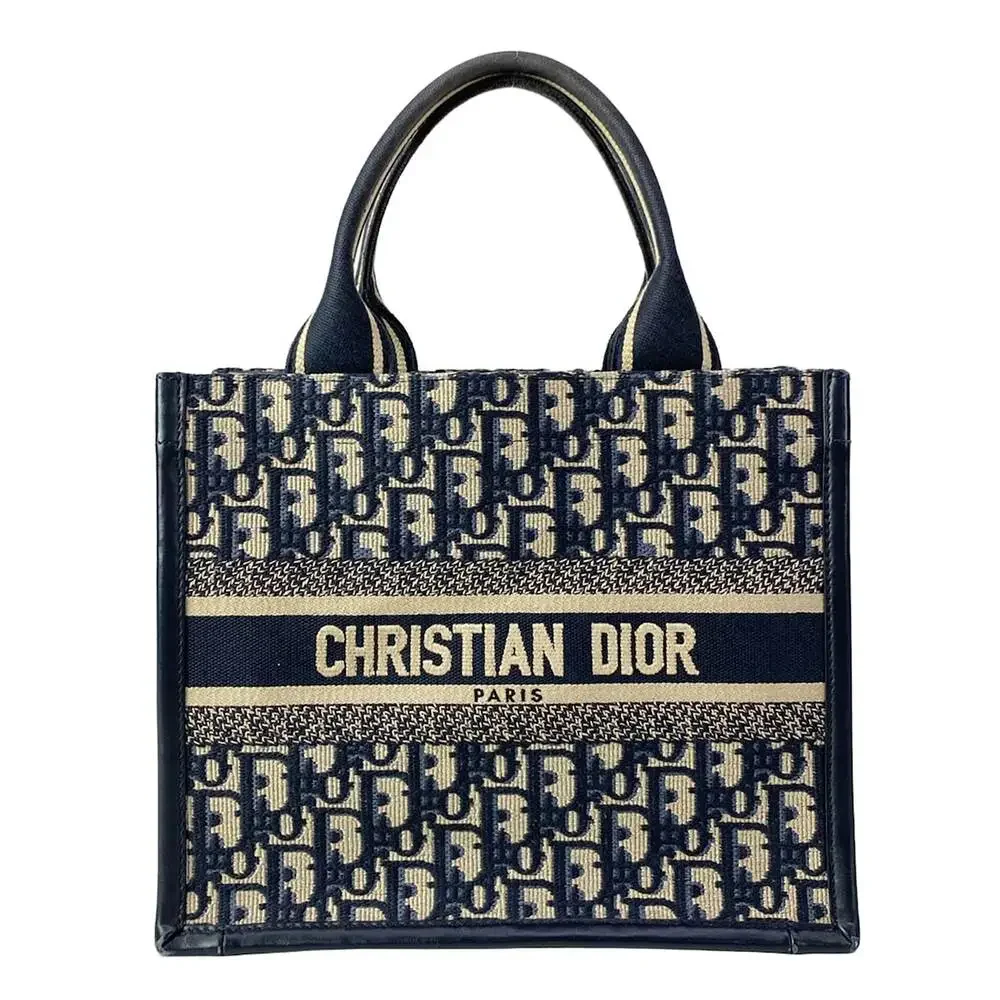 Christian Dior Book tote small bag Handbag M1325CZBB_M928 Jacquard Leather